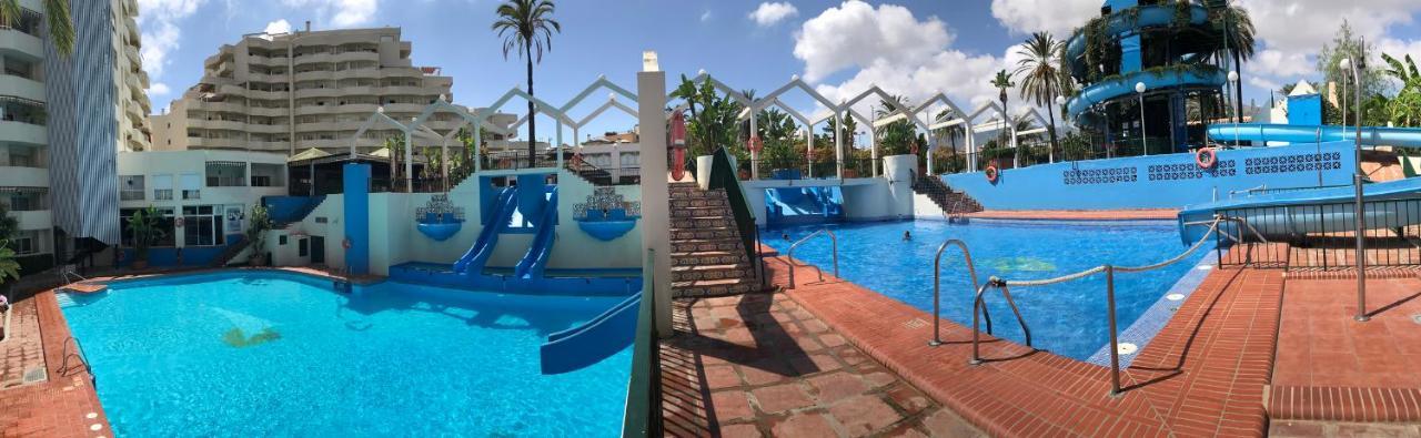 Benal beach suite, estudio con parque acuático y vistas al mar. Benalmádena Exterior foto