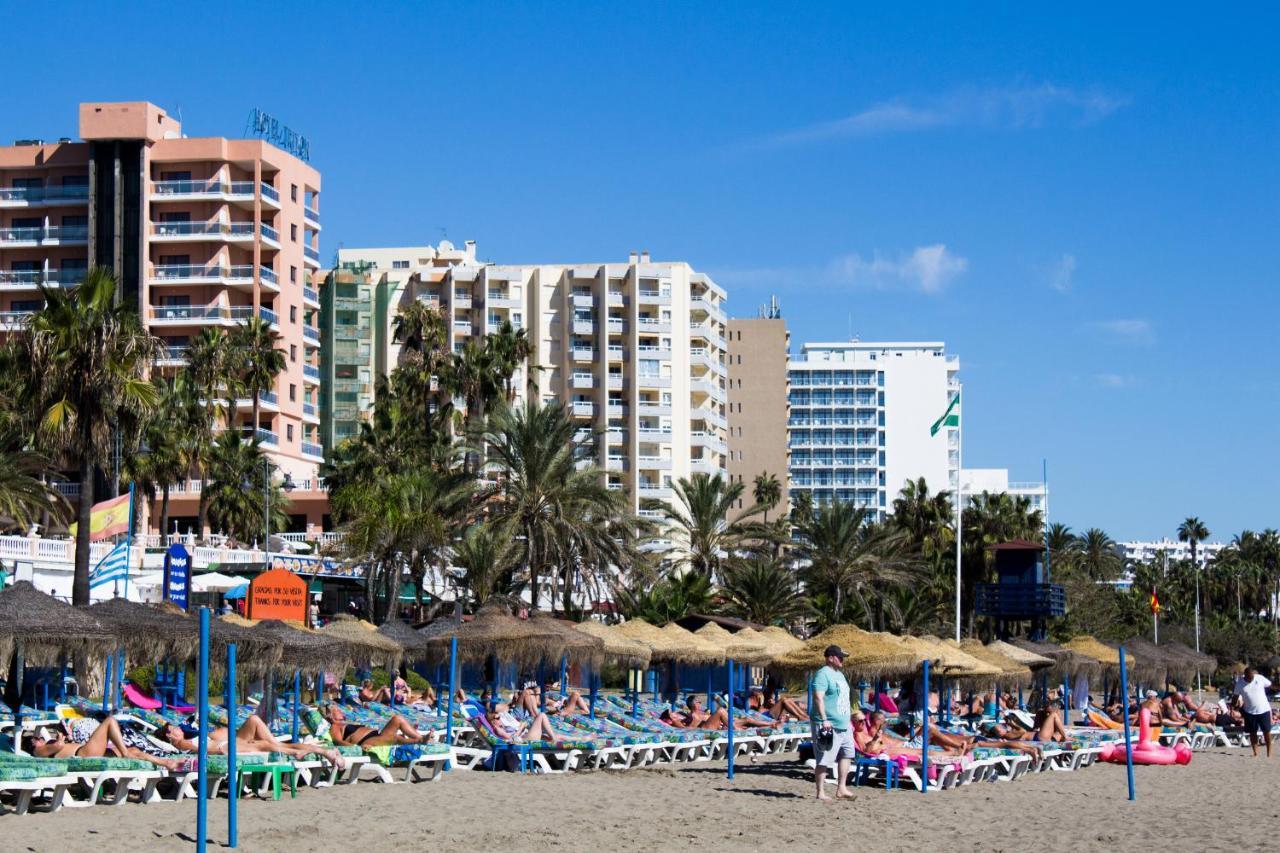 Benal beach suite, estudio con parque acuático y vistas al mar. Benalmádena Exterior foto