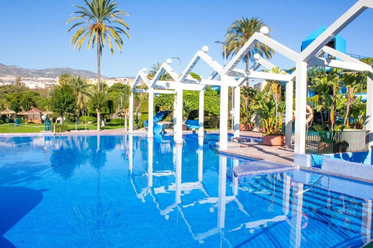Benal beach suite, estudio con parque acuático y vistas al mar. Benalmádena Exterior foto