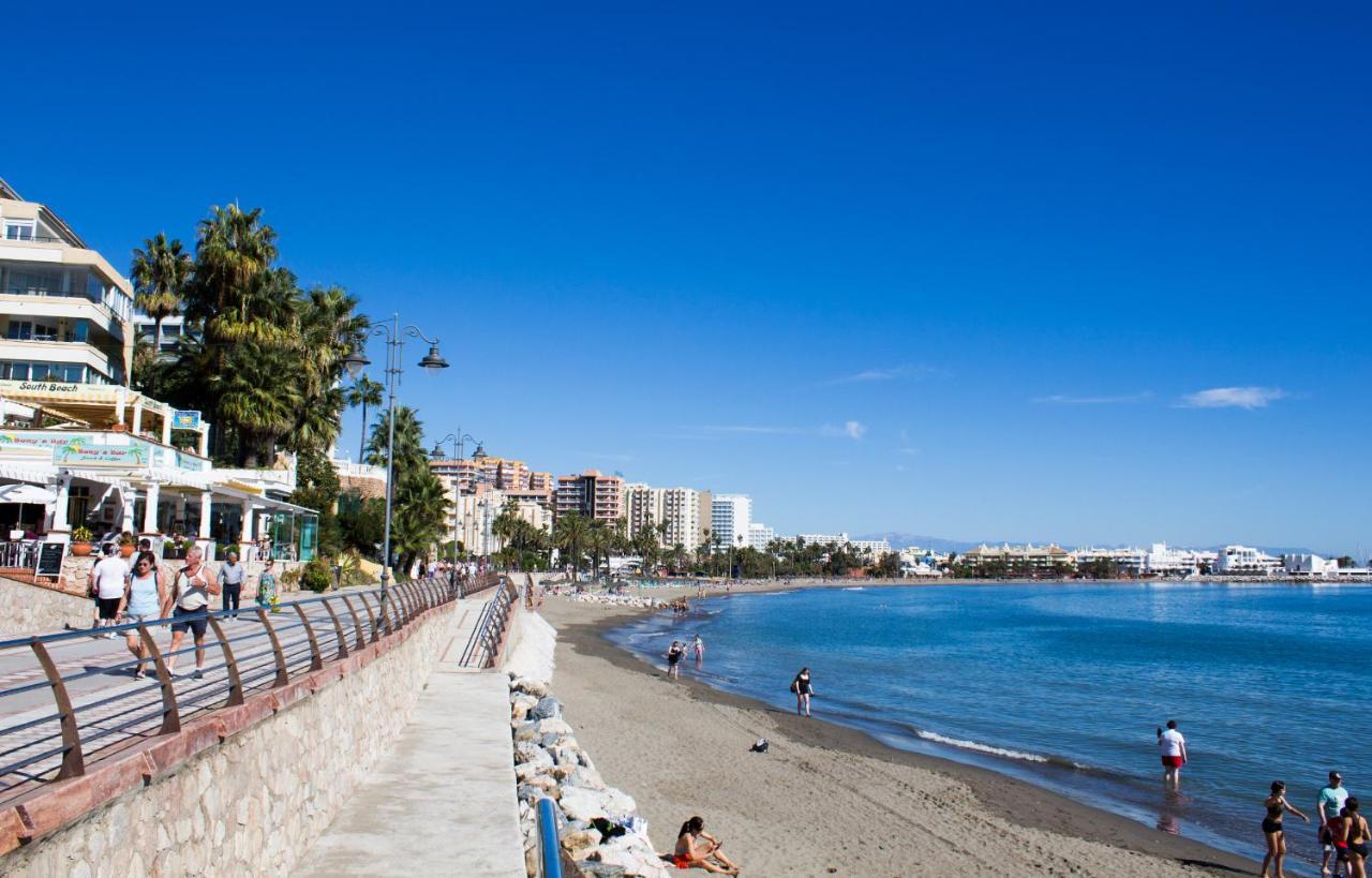 Benal beach suite, estudio con parque acuático y vistas al mar. Benalmádena Exterior foto