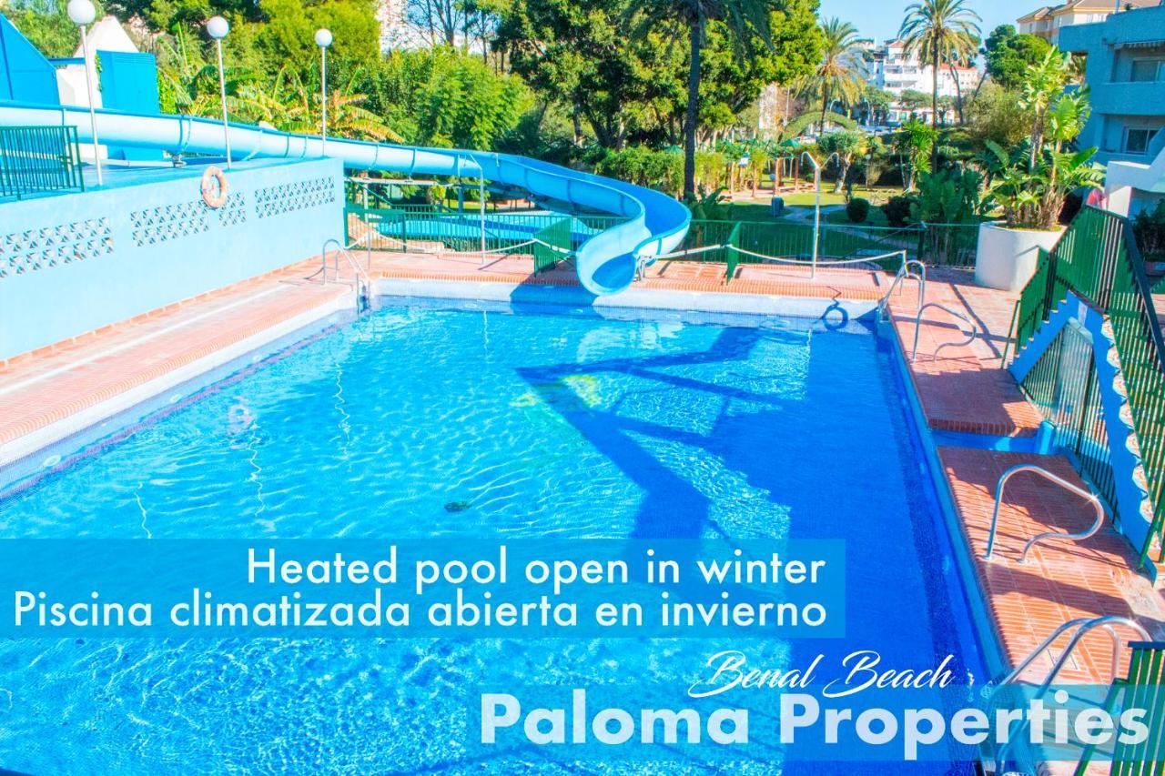 Benal beach suite, estudio con parque acuático y vistas al mar. Benalmádena Exterior foto