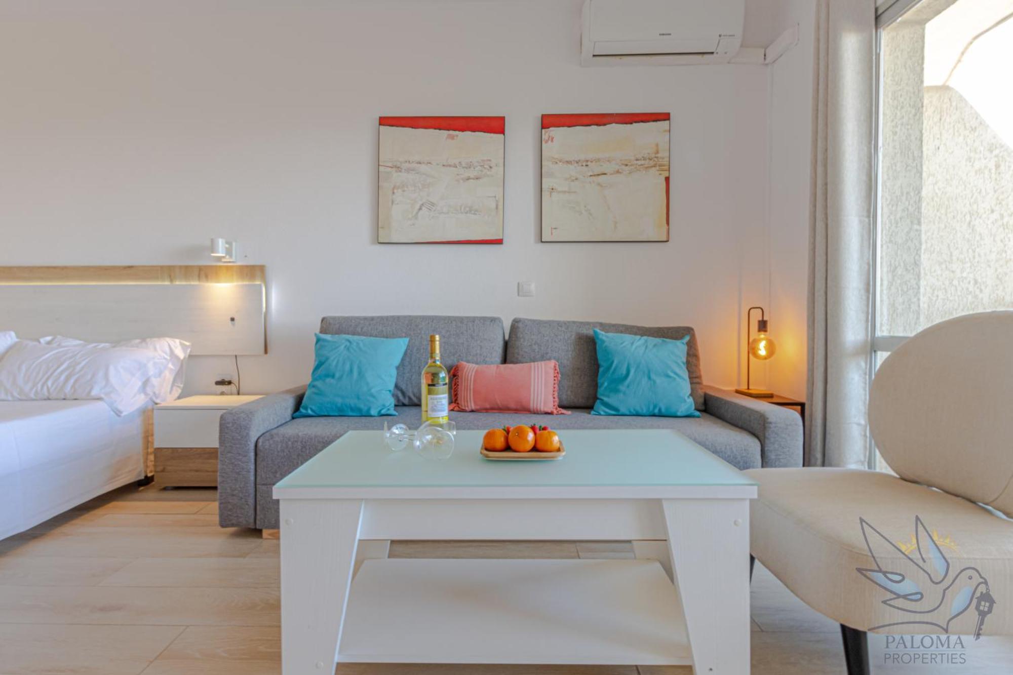 Benal beach suite, estudio con parque acuático y vistas al mar. Benalmádena Exterior foto